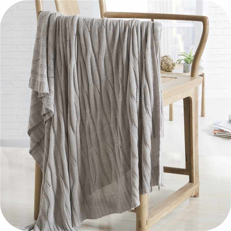 Bamboo Knitted Blanket – Soft, Breathable & Eco-Friendly Comfort