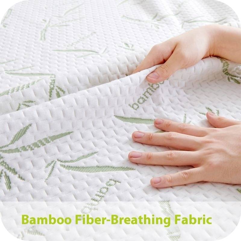 Bamboo Fiber Air Layer Jacquard Waterproof Mattress Protector Cover