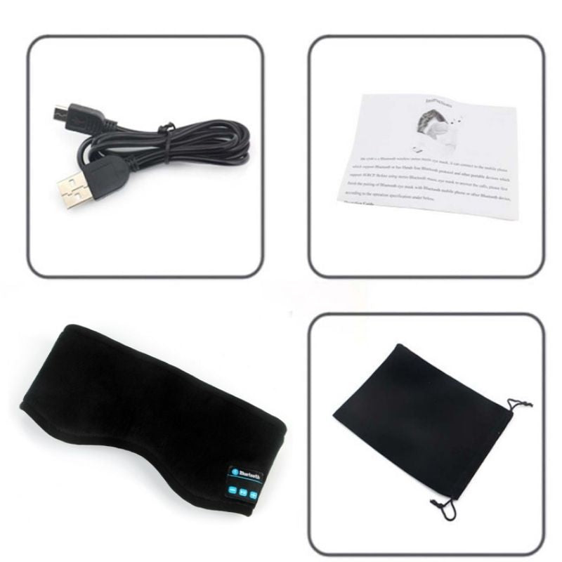 Detailed view of accessories for Neuroplasticity Bluetooth Headbandāwireless brain training and audio therapy device