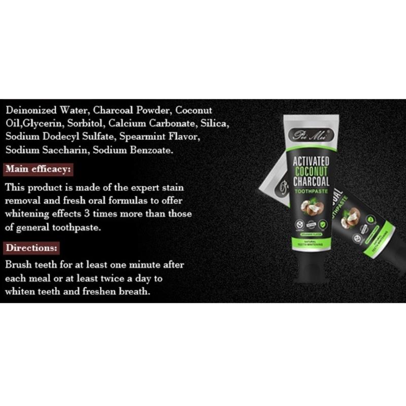 Showing the Quality of the Enhanced Bamboo Activated Charcoal Natural Toothpaste