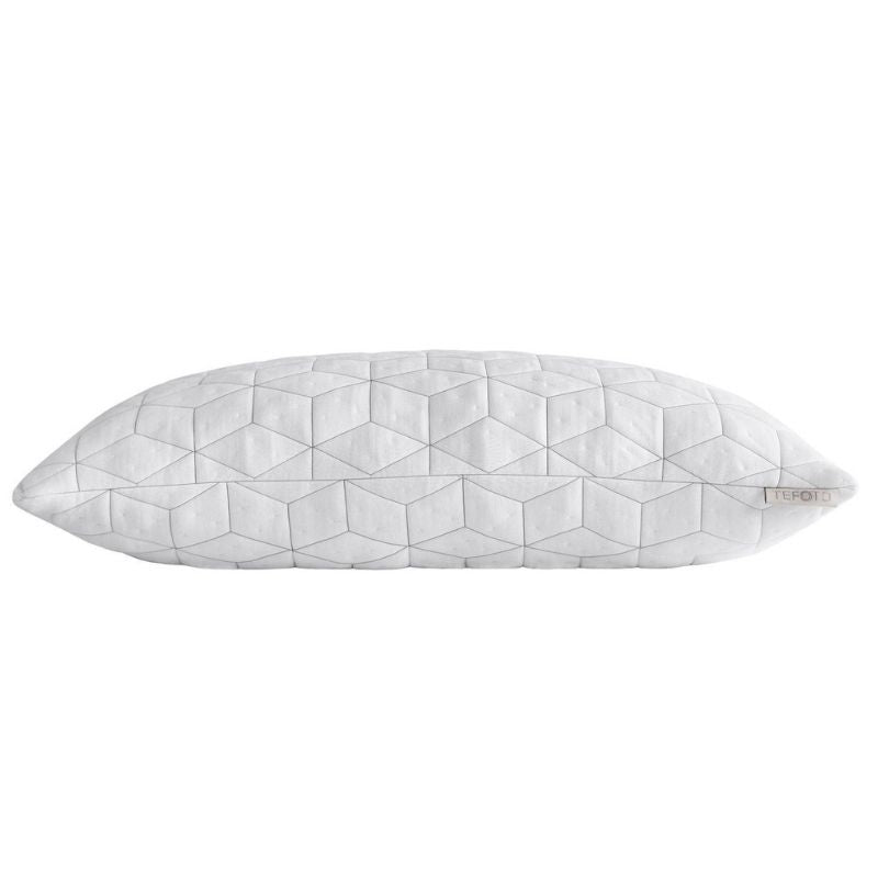 Sideview of bamboo memory foam pillow