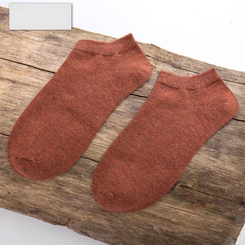 Spring and summer new bamboo fiber boat socks