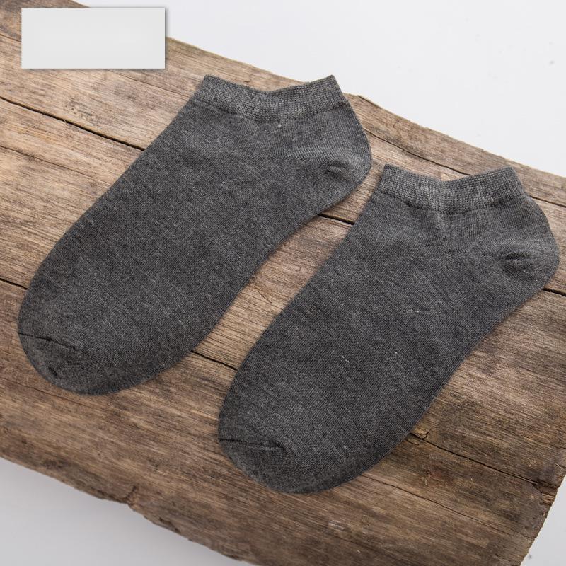 Spring and summer new bamboo fiber boat socks