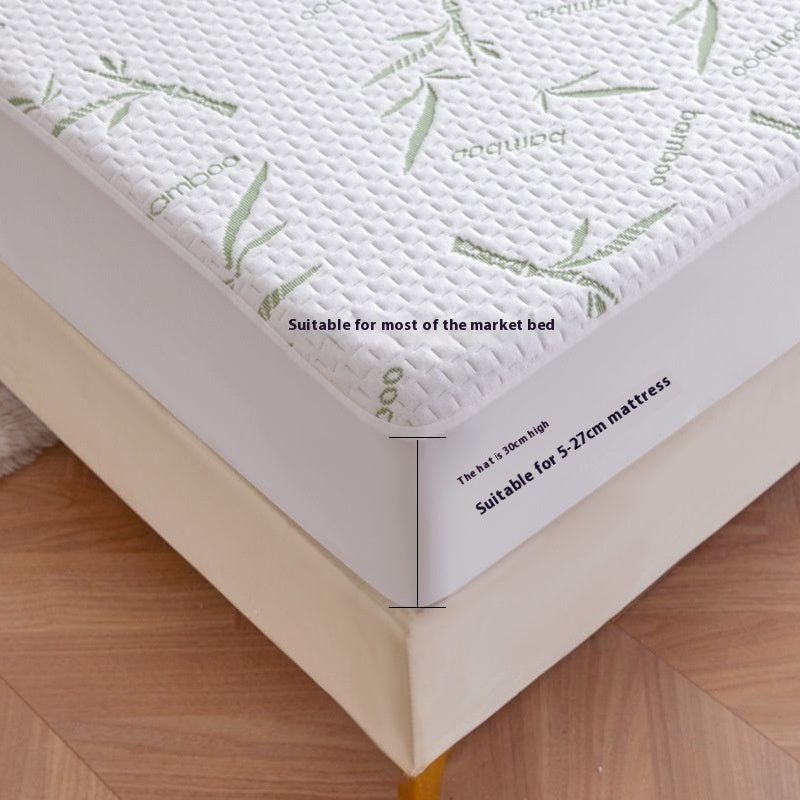 Bamboo Fiber Air Layer Jacquard Waterproof Mattress Protector Cover