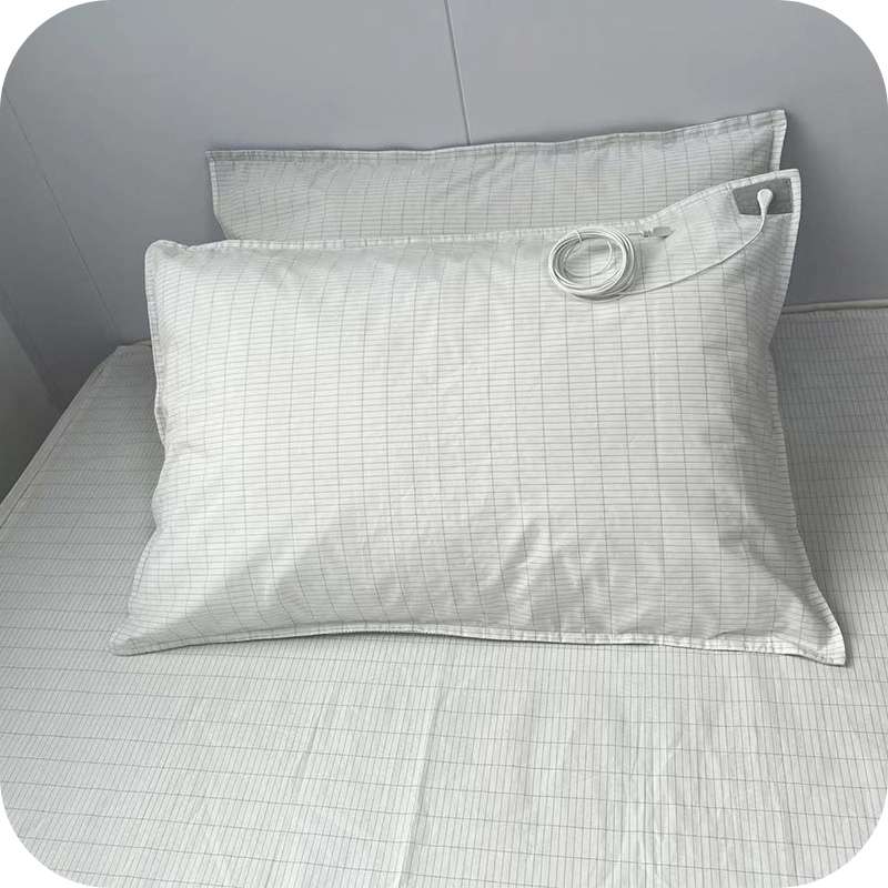 Grounding Bed Sheet Cotton Silver Fiber