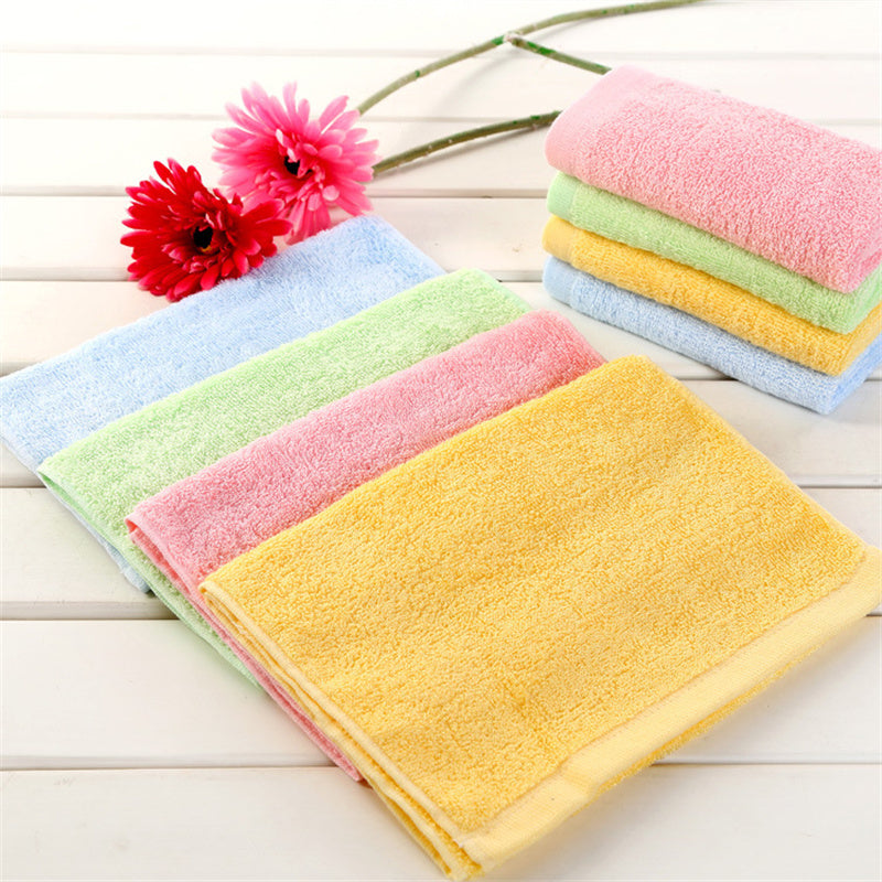 Bamboo Fiber Solid Color Children's Towel