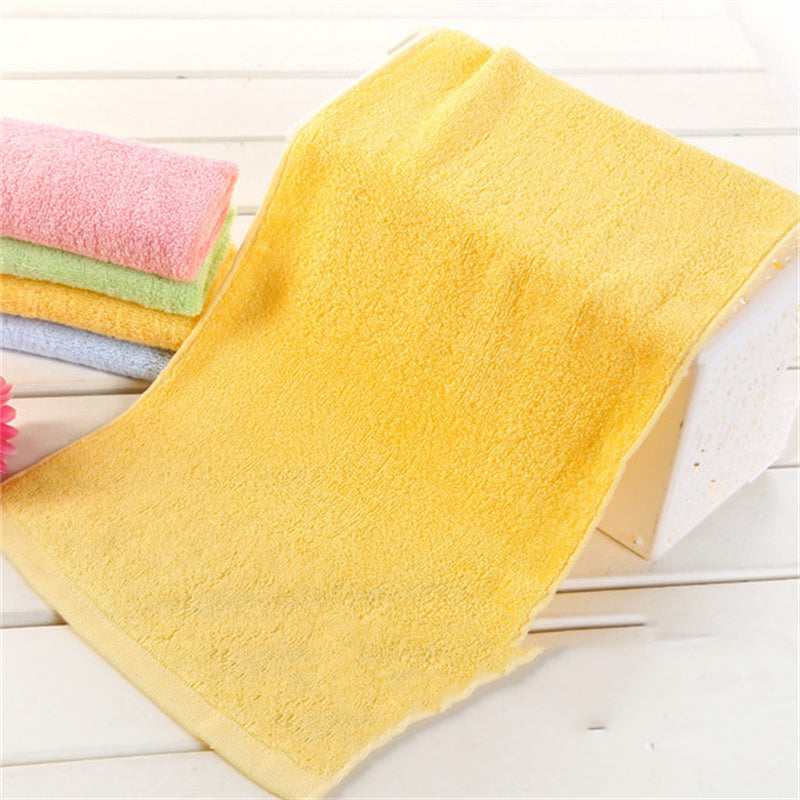 Bamboo Fiber Solid Color Children's Towel