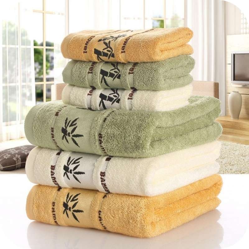 Showing a Collection of the Bamboo Charcoal fiber Bath Towels