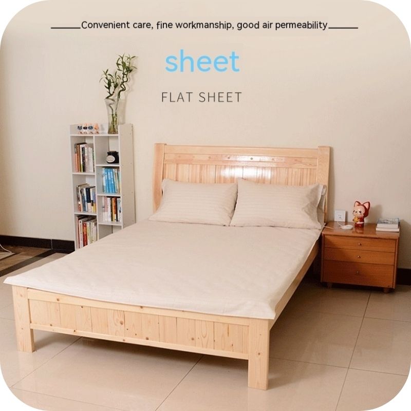 Showing a sideview of the Conductive 10 Silver Fiber Grounding Bed Sheet with Cable  