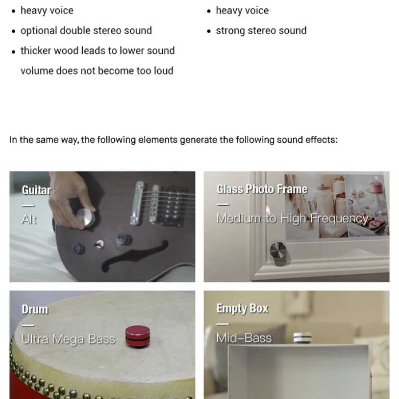 Various placement options for Hummingbird Bone Conduction USB Bluetooth Speaker—enhancing sound quality and immersive audio