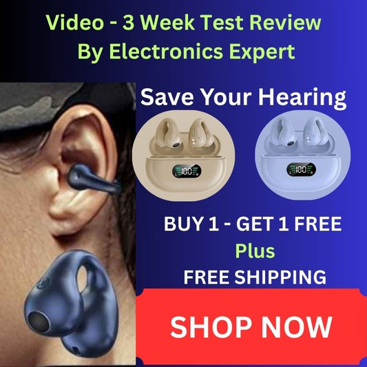 Latest Bone Tech Neuroclip Z5.3™ – Open-Ear Clarity Bluetooth Earclips