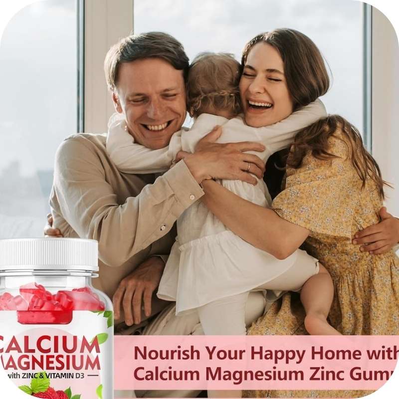 Showing you can Nourish Your Whole Family with the Calcium Magnesium Gummies 