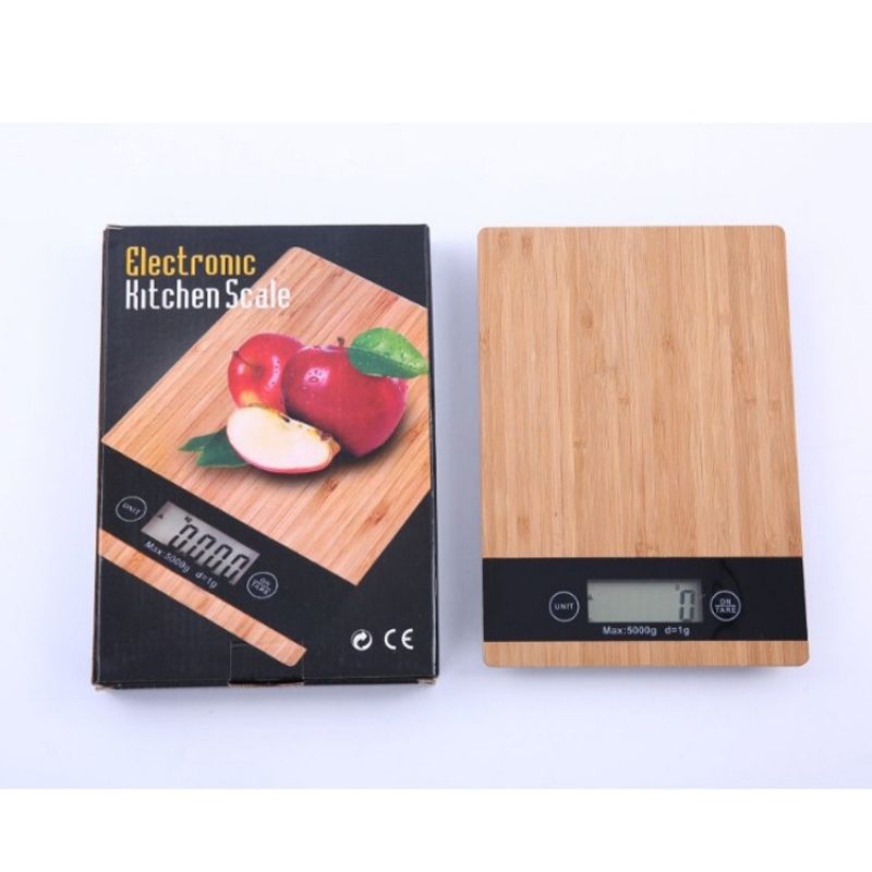 Showing the Size of the Bamboo Kitchen Panel Scale with Box
