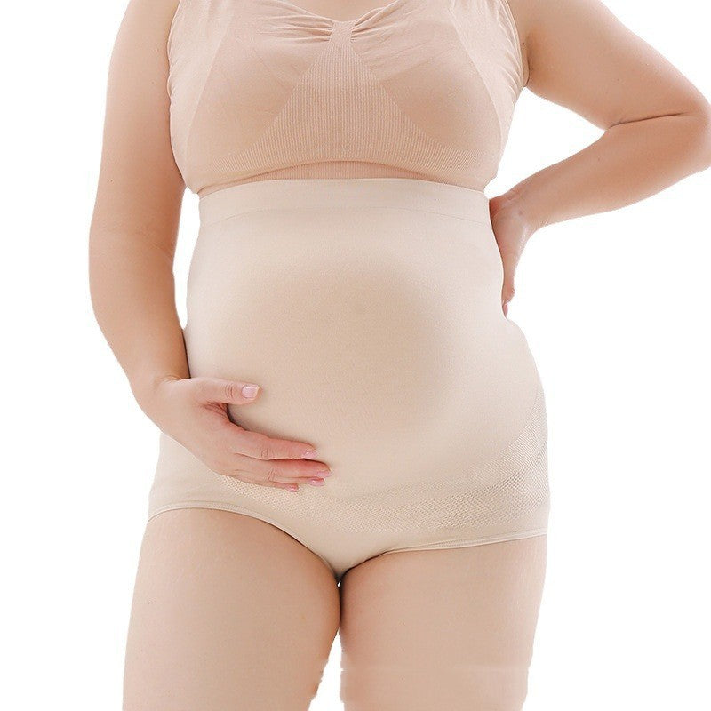 Showing the Support of the Black Bamboo Fiber Cotton Skin-friendly High Waist Underwear