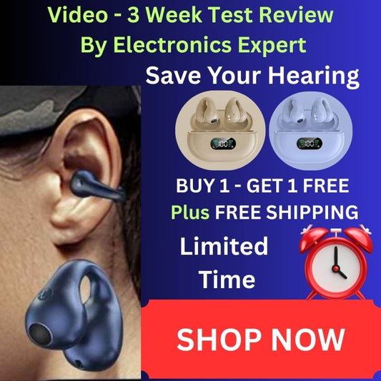 Latest Bone Tech Neuroclip Z5.3™ – Open-Ear Clarity Bluetooth Earclips