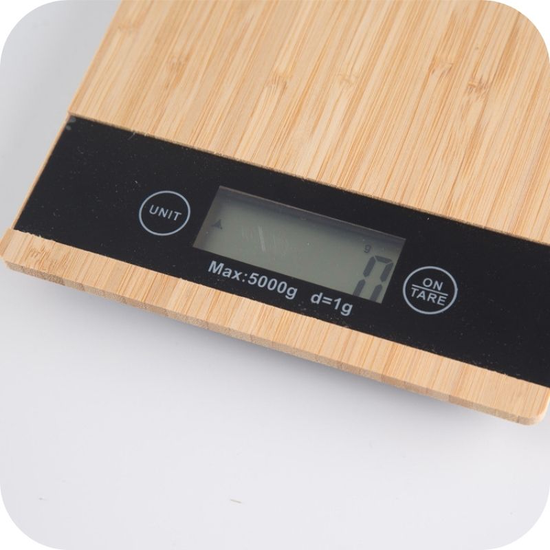 Showing the Digital Window of the Bamboo Kitchen Panel Scale