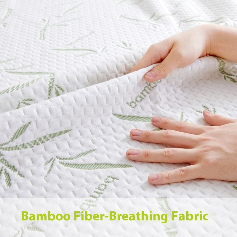 Bamboo Fiber Air Layer Jacquard Waterproof Mattress Protector Cover