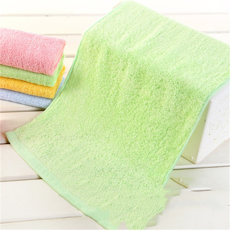 Bamboo Fiber Solid Color Children's Towel